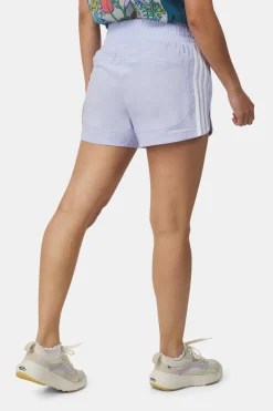 adidas Pacer Training 3-Stripes Geweven High-Rise Short Dames
