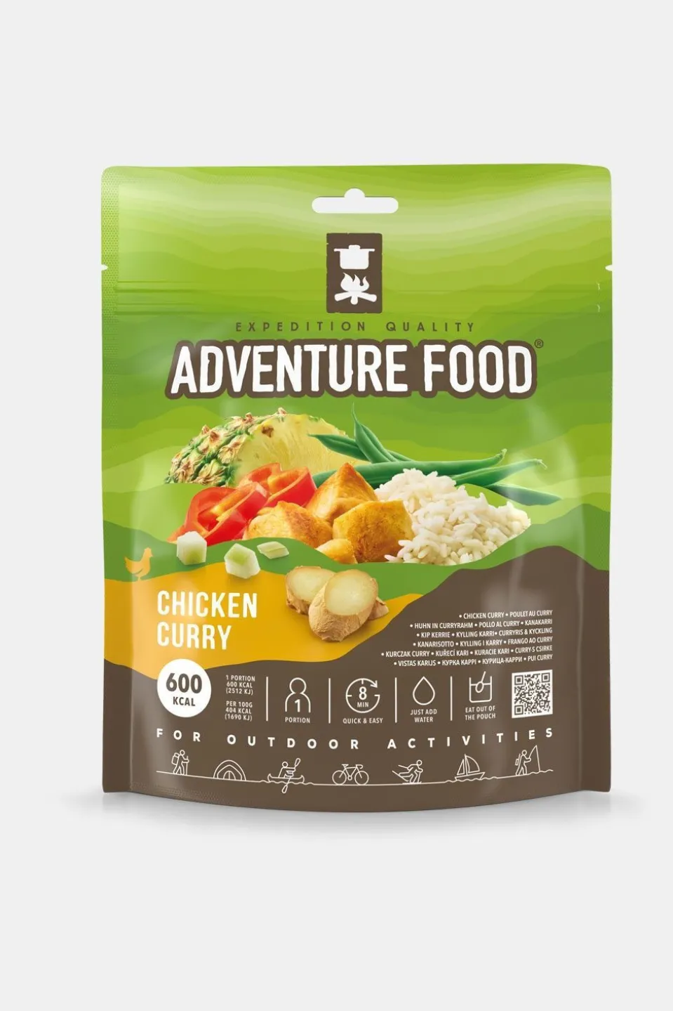 Adventure Food Chicken Curry Maaltijd