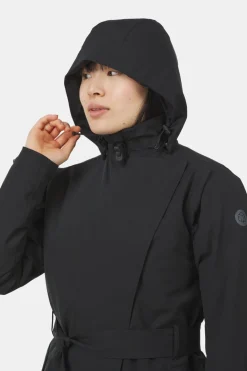 AGU Winter Trench Coat Long Rain Urban Outdoor Jas Dames