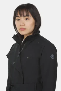 AGU Winter Trench Coat Long Rain Urban Outdoor Jas Dames