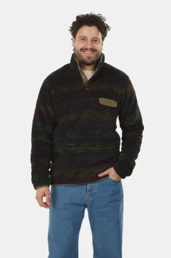Ayacucho Chalten Printed Snap Button Fleecevest