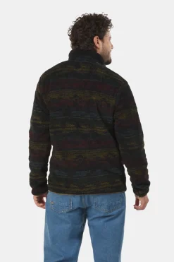 Ayacucho Chalten Printed Snap Button Fleecevest