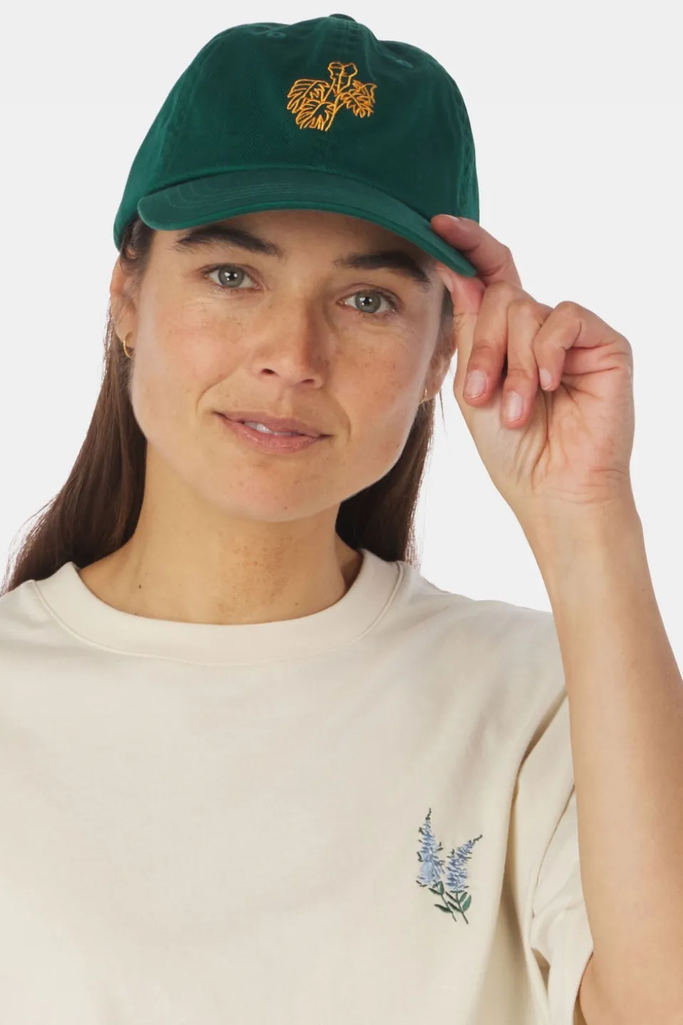Ayacucho Cropped Mini Embroidery Tee Dames