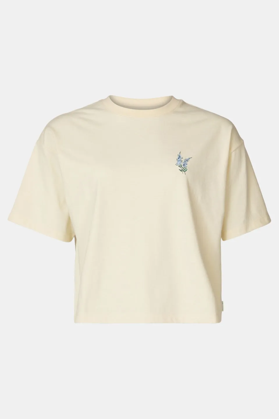 Ayacucho Cropped Mini Embroidery Tee Dames