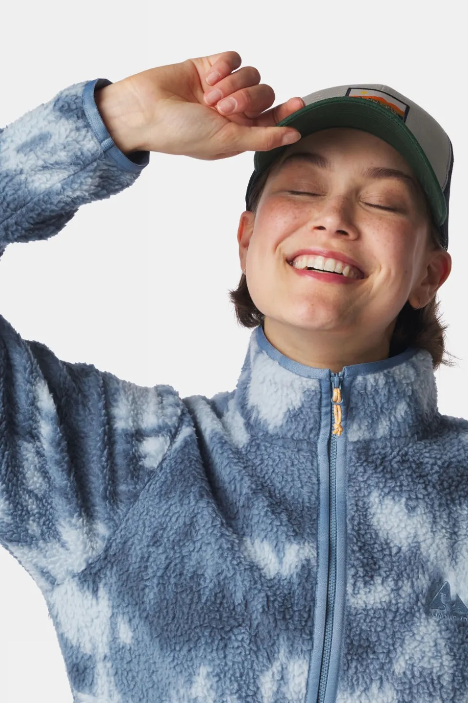 Ayacucho Flynn Printed 1/2 Zip Fleecetrui Dames