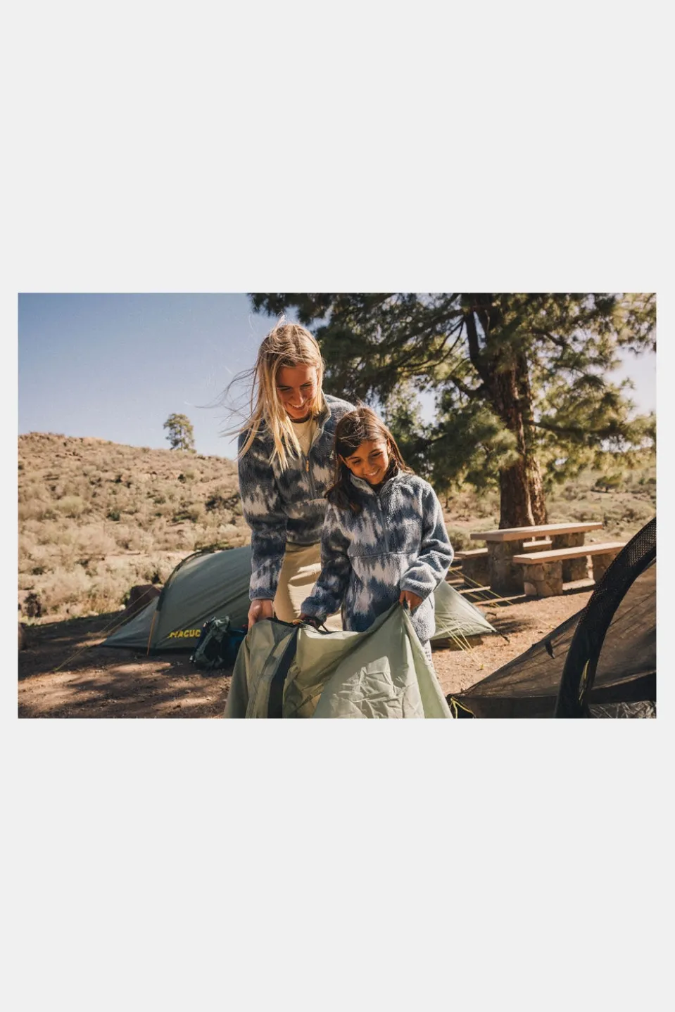 Ayacucho Flynn Printed 1/2 Zip Fleecetrui Dames