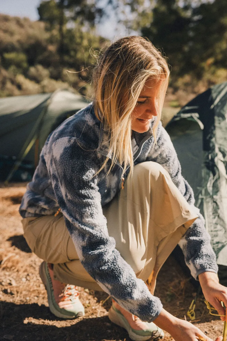 Ayacucho Flynn Printed 1/2 Zip Fleecetrui Dames