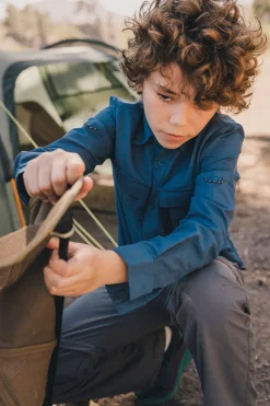 Ayacucho Jungle Travel Shirt LS Kids