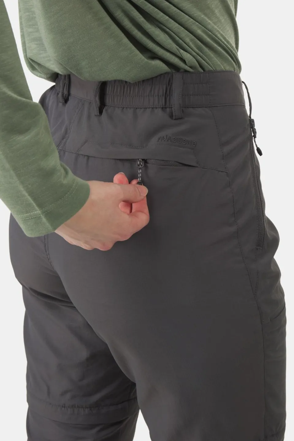 Ayacucho Jungle Travel Zip-Off Afritsbroek Dames