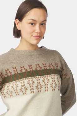 Ayacucho Lugano Jaquard Wool Trui Dames