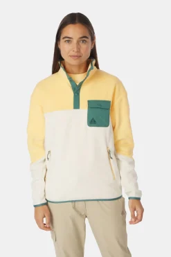 Ayacucho Peniche Micro Fleece Snap Pullover Dames
