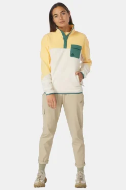 Ayacucho Peniche Micro Fleece Snap Pullover Dames