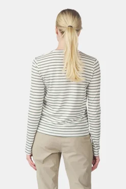 Ayacucho Womens Long Sleeve Striped T-Shirt
