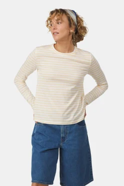Ayacucho Womens Long Sleeve Striped T-Shirt