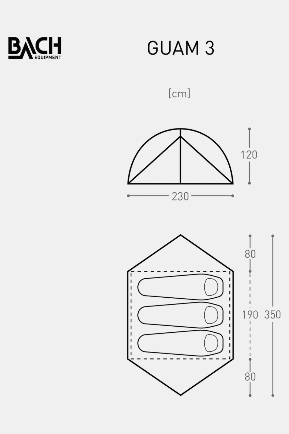 Bach Guam 3 Tent 3P