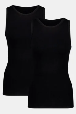 Bamboo Basics River Seamless Rib Tank Tops River (2-pack)