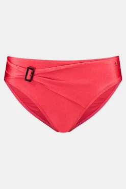 Beachlife 202B - Red Shine Mid Waist Bottom Bikinibroekje Dames
