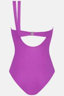 Beachlife Purple Flash Wired Swimsuit Badpak