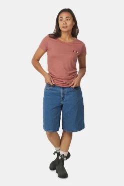 Blue Loop Originals Denim Basic T-Shirt Dames