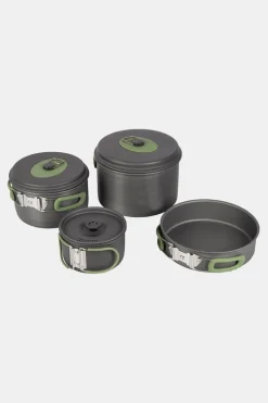 Bo-Camp Explorer XL 4-Delig Hard Anodized Pannenset