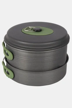 Bo-Camp Explorer XL 4-Delig Hard Anodized Pannenset