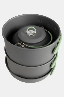 Bo-Camp Pannenset Explorer 4-Delig Met Theeketel