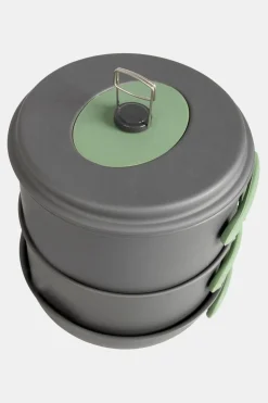 Bo-Camp Pannenset Explorer 4-Delig Met Theeketel
