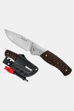 Buck Knives Large Folding Selkirk Micarta Clampack Mes