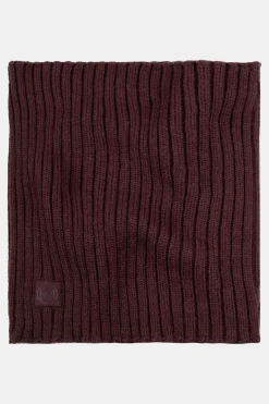 Buff Knitted Norval Maroon Nekwarmer