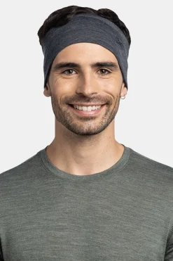 Buff Merino Wool Solid Grey Hoofdband