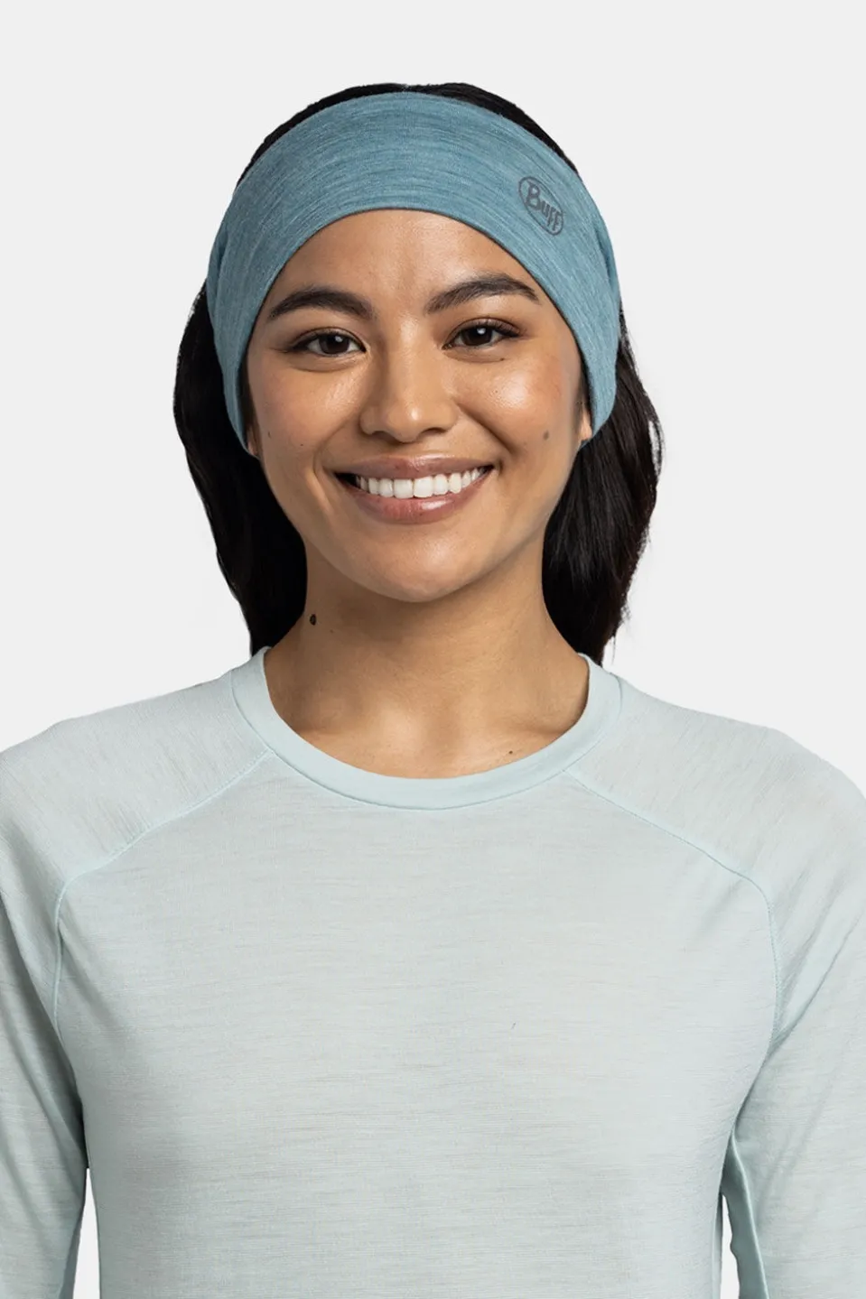 Buff Merino Wool Solid Pool Hoofdband