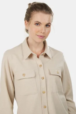 Buitenmens Flannel Melton Shirt Dames