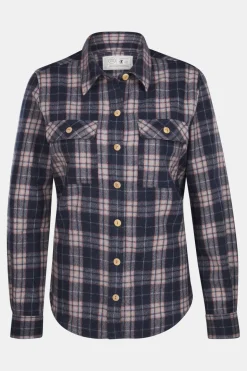 Buitenmens Flannel Melton Ruit Blouse Dames