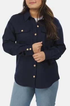 Buitenmens Flannel Melton Shirt Dames