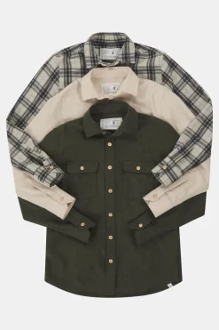 Buitenmens Flannel Melton Ruit Blouse