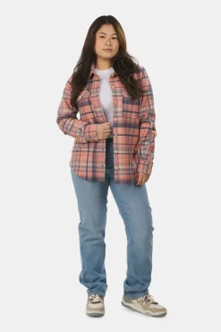 Buitenmens Flannel Melton Ruit Blouse Dames