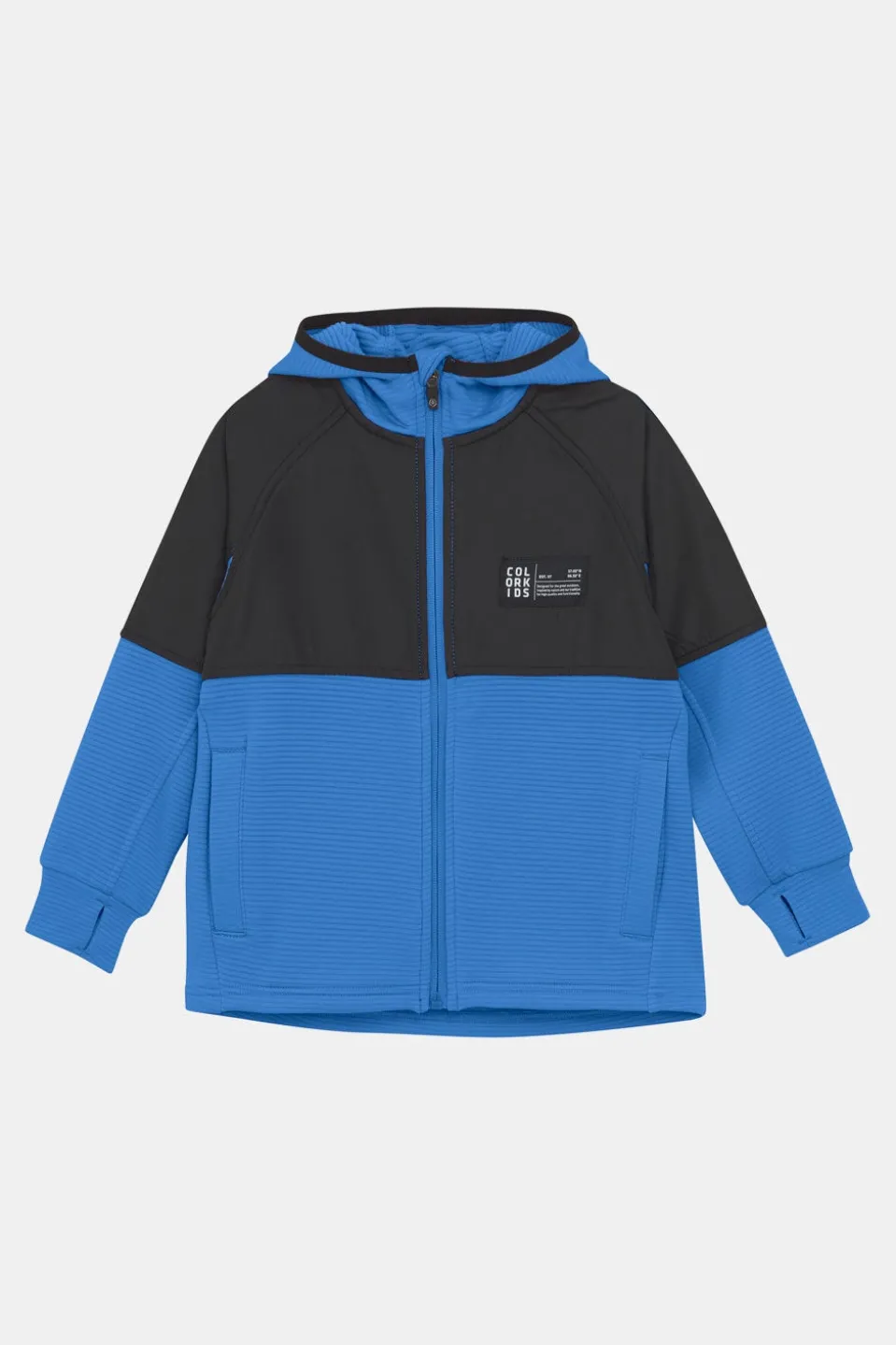 Color Kids Fleece Stretch Jacket W. Hood Midlayer Fleecevest Junior