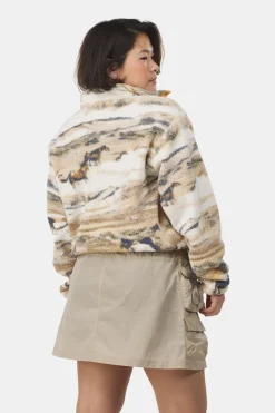 Columbia Helvetia II Printed Cropped Fleece Dames