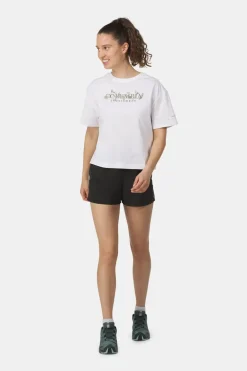 Columbia Rolling Bend Graphic Relaxed Crop T-shirt Dames