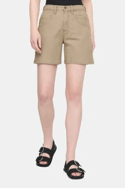 Duer Stretch Canvas High Rise Relaxed Kortebroek Dames