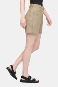 Duer Stretch Canvas High Rise Relaxed Kortebroek Dames