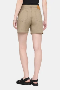 Duer Stretch Canvas High Rise Relaxed Kortebroek Dames