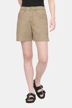 Duer Stretch Canvas High Rise Relaxed Kortebroek Dames
