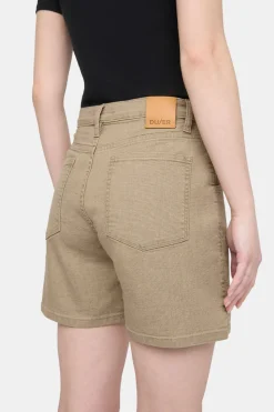 Duer Stretch Canvas High Rise Relaxed Kortebroek Dames