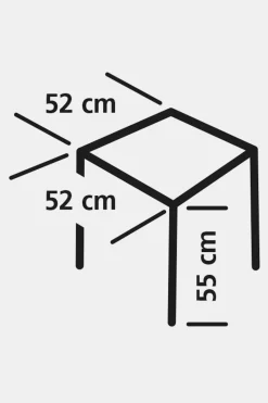 Eurotrail Burzet Aluminium Tafeltje