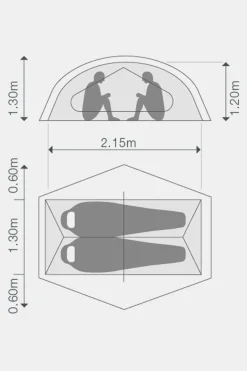 Exped Lyra II 2-Persoons Koepeltent
