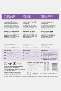 Firepot Tuscan Stew 1-persoon Maaltijd