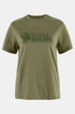 Fjällräven Lush Logo T-shirt Dames