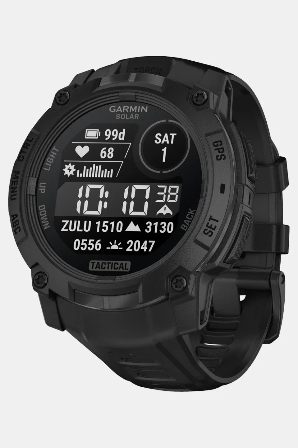 Garmin Instinct 3 Tactical Solar 50 mm GPS-Smartwatch