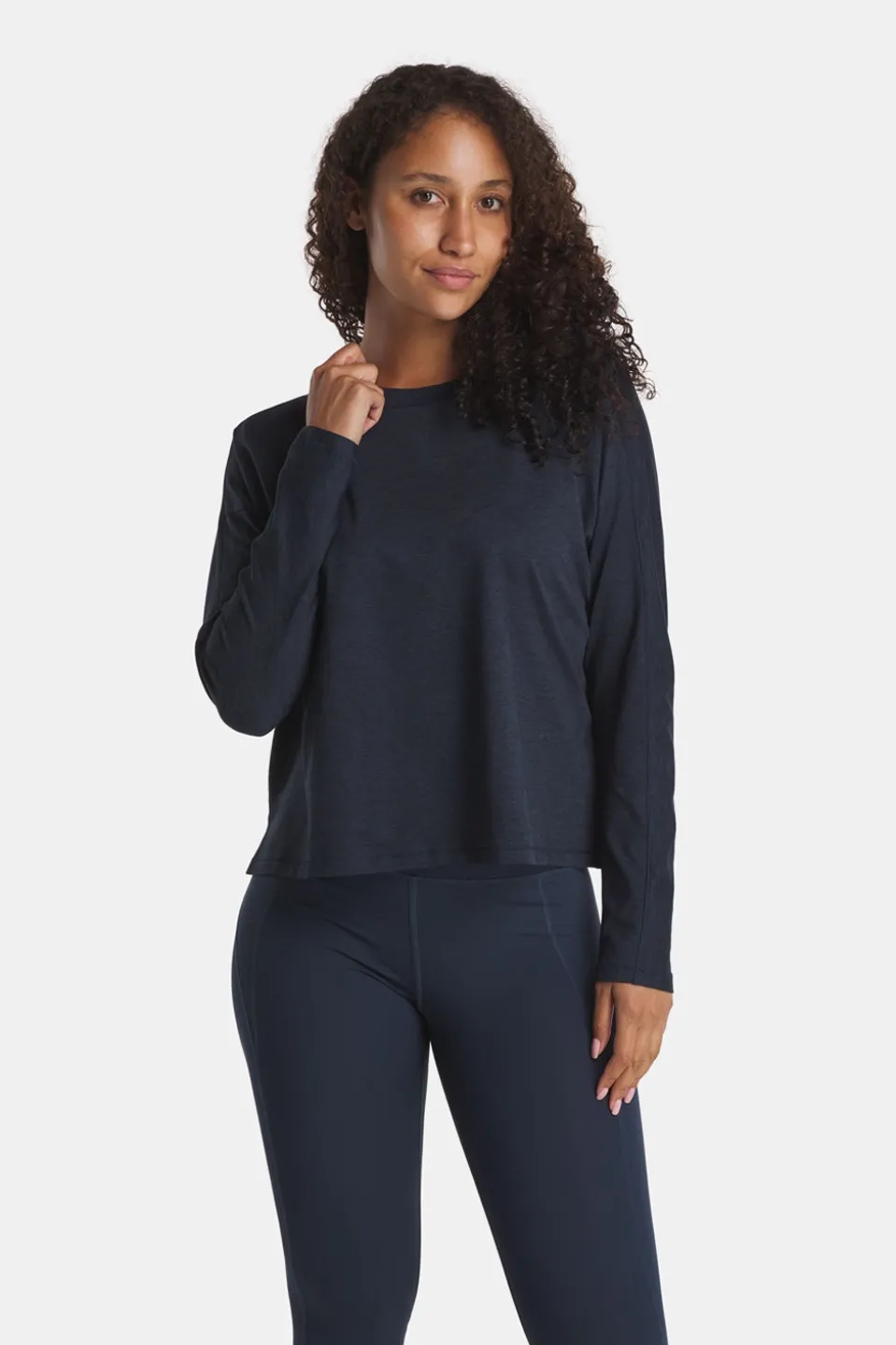 Girlfriend Collective Reset Loose Long Sleeve Tee Dames